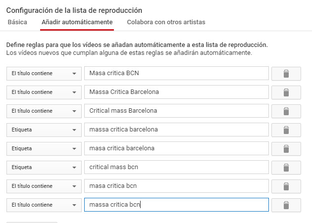 how to add videos to critical mass bcn